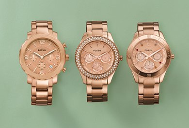 Fossil Rose Gold