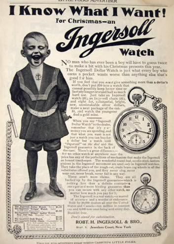 Ingersoll dollar watch promo